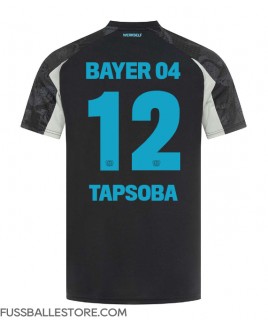 Günstige Bayer Leverkusen Edmond Tapsoba #12 3rd trikot 2024-25 Kurzarm